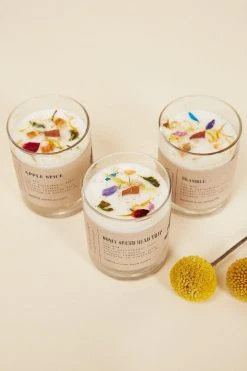 Ritual And Fancy Best Sellers Natural Flower Petal Glass Votive Candle Bundle