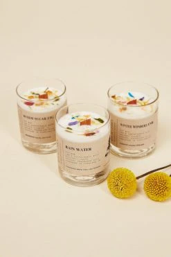 Ritual And Fancy Best Sellers Natural Flower Petal Glass Votive Candle Bundle