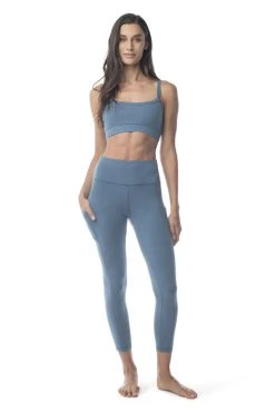 Synergy Organic Clothing Go To Yoga Bra - Teal Sale