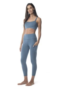 Synergy Organic Clothing Go To Yoga Bra - Teal Sale