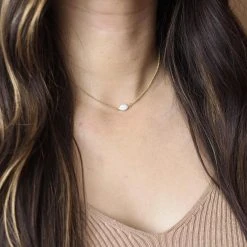 Iron Oxide Gold Flashy Opal Choker