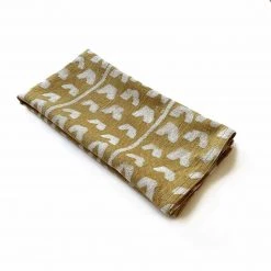 Ichcha Golden Bird Napkin Set Kitchen + Dining