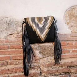 MZ Fair Trade Golden Diamond Wool Fringe Bag Accessories 12 MZ Fair Trade Golden Diamond Wool Fringe Bag Accessories