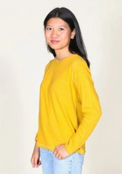 Poplinen Clothing Goldie Hemp Long Sleeve Tee