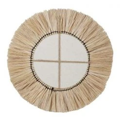 Casa Amarosa Grass Fringe Wall Mirror