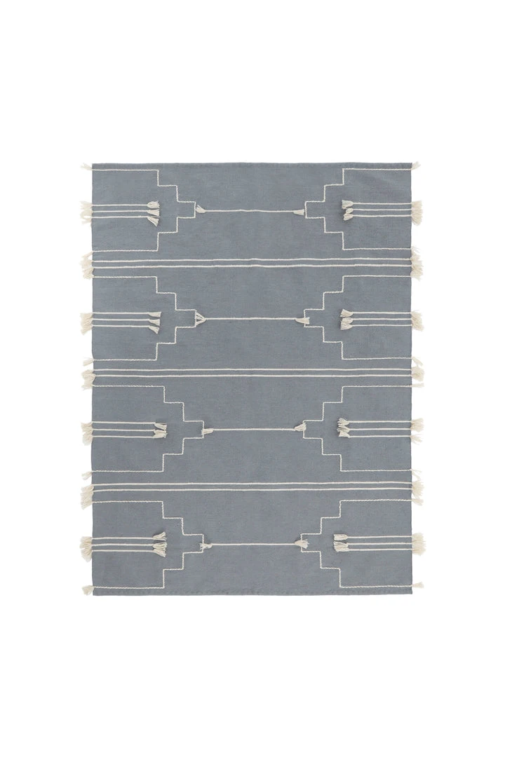 Kiliim Gray Drift Wool Runner / Rug 3 Kiliim Gray Drift Wool Runner / Rug