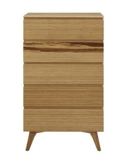 Greenington Azara Five Drawer Chest - Caramelized