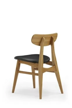 Greenington Furniture Cassia Dining Chair Set - Caramelized With Leather Seat