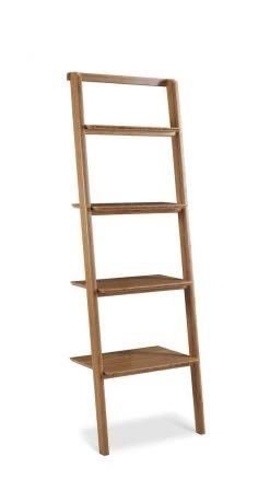 Greenington Currant Leaning Bookshelf - Caramelized Furniture