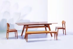 Greenington Currant Short Bench - Caramelized Furniture