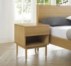 Greenington Ria One Drawer Nightstand - Caramelized Furniture