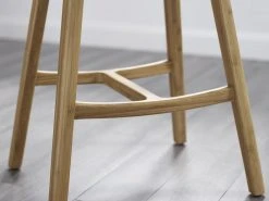 Greenington Skol Counter Stool Set With Leather Seat - Carmelized 9 Greenington Skol Counter Stool Set With Leather Seat - Carmelized