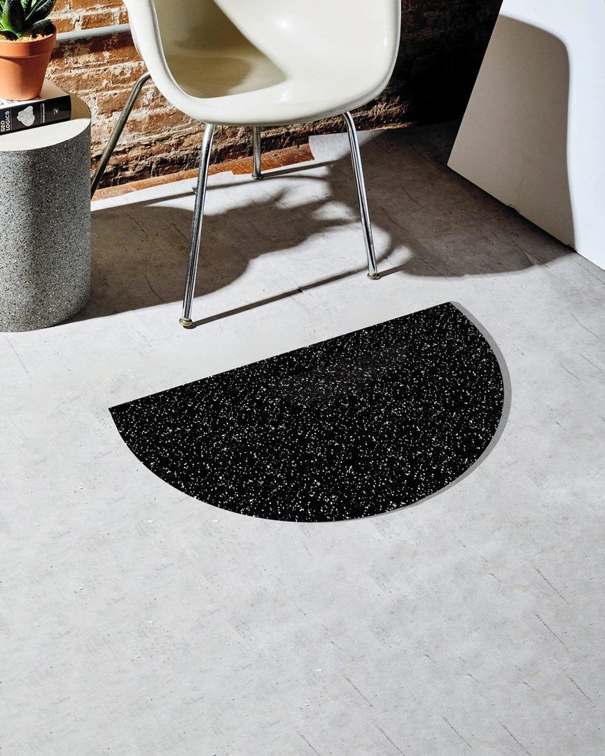 Slash Objects Best Sellers Half Circle Recycled Rubber Floor Mat 5 Slash Objects Best Sellers Half Circle Recycled Rubber Floor Mat