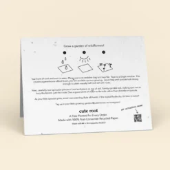 Cute Root Happ-Bee Valentine's Day Plantable Cards - 10 Pack Made In USA