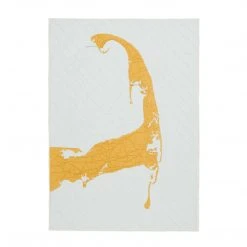 Haptic Lab Cape Cod Map Throw Quilt