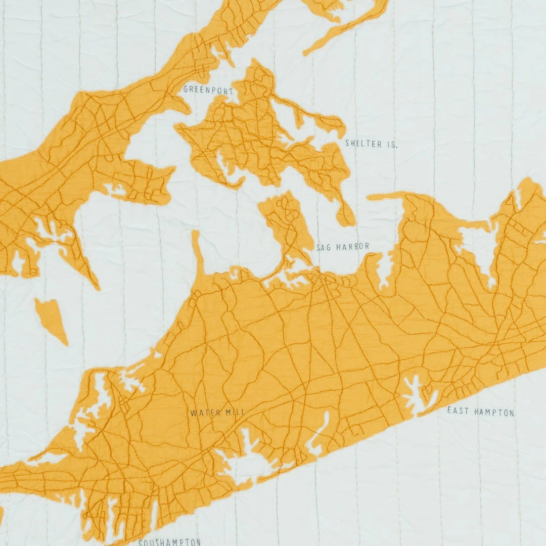 Haptic Lab Hamptons Map Throw Quilt 8 Haptic Lab Hamptons Map Throw Quilt