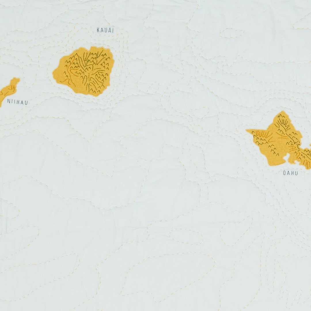 Haptic Lab Hawaii Map Throw Quilt 5 Haptic Lab Hawaii Map Throw Quilt