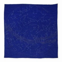 Haptic Lab Home Goods Constellation Quilt - Cobalt