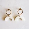 Hathorway Hanh Tinh Icon Horn Post Earrings