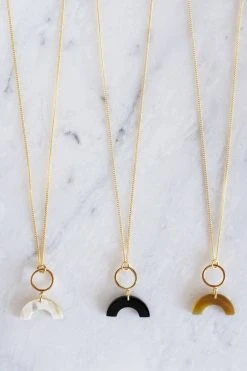 Hathorway Hanh Tinh Icon Horn Pendant Necklace Special Occasion