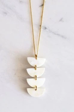 Hathorway Best Sellers Hanoi Crescent Horn Pendant Necklace