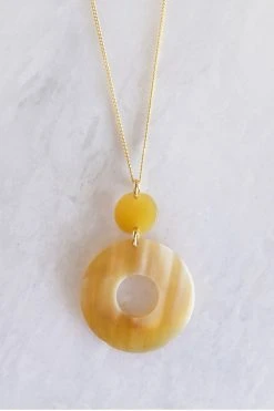 Hathorway Jewelry Hoan Toan Horn Pendant Necklace