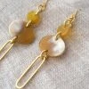 Hathorway Kinh Thanh Horn Drop Earrings - Honey Jewelry