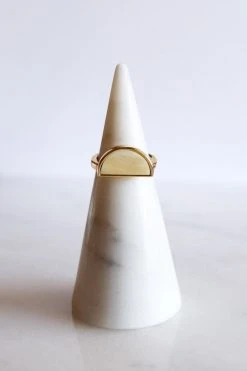 Hathorway Mat Trang Horn Crescent Ring Jewelry