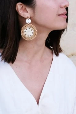 Hathorway Thuy Binh Horn Dangle Earrings