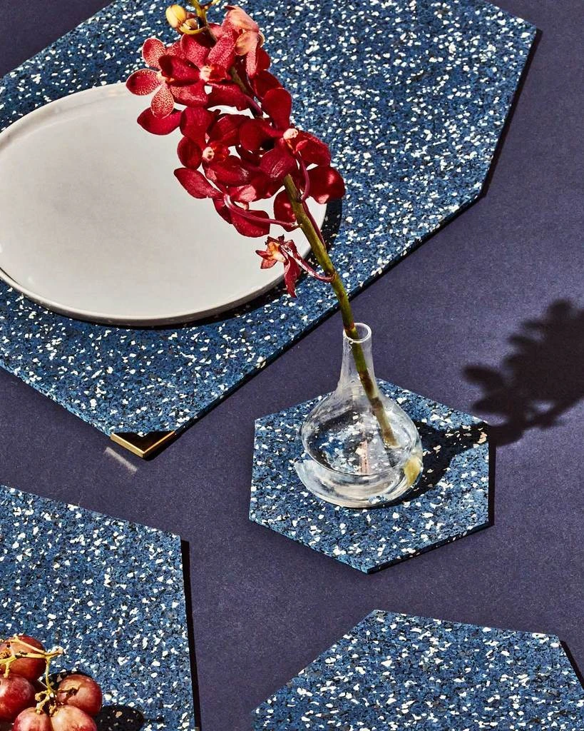 Slash Objects Hex Recycled Rubber Trivet Set - Royal Best Sellers 10 Slash Objects Hex Recycled Rubber Trivet Set - Royal Best Sellers