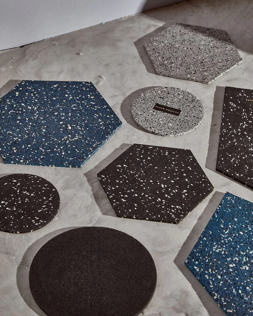 Slash Objects Hex Recycled Rubber Trivet Set - Royal Best Sellers 12 Slash Objects Hex Recycled Rubber Trivet Set - Royal Best Sellers