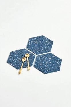 Slash Objects Hex Recycled Rubber Trivet Set - Royal Best Sellers