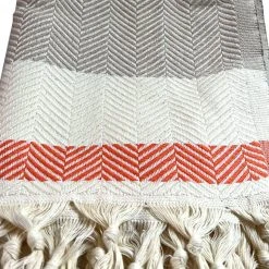 Hilana: Upcycled Cotton Pipa Upcycled Throw Blanket