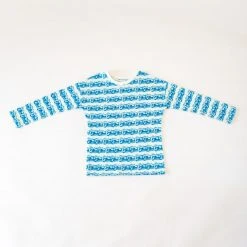 Honey Cake Tiger Kids' + Baby Kids' Hello Fun Wave Unisex Long Sleeve Tee