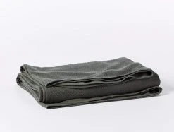 Coyuchi Throw Blankets Honeycomb Blanket - Shadow