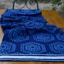 Ichcha Kitchen + Dining Honeycomb Table Runner