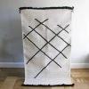 Ichcha Home Goods Cross Hatch Dhurrie Rug