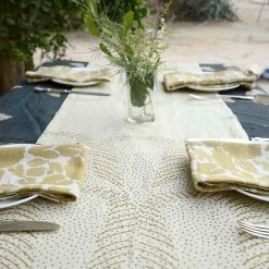 Ichcha Golden Dust Table Runner Kitchen + Dining