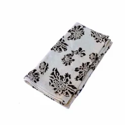 Ichcha Marigold Floral Napkin Set Handcrafted