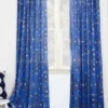 Ichcha Handcrafted Mumtaz Blue Curtain