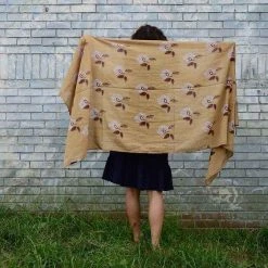 Ichcha Padma Golden Mustard Scarf