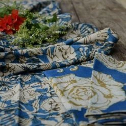 Ichcha Kitchen + Dining Gold Rose Napkin Set