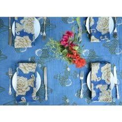 Ichcha Kitchen + Dining Gold Rose Napkin Set