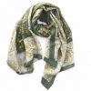 Ichcha Accessories Green Rose Scarf
