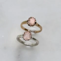Iron Oxide Jewelry Oregon Sunstone Hex Ring