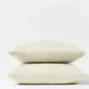 Coyuchi Fair Trade Jersey Envelope Pillowcase Set - Undyed 2 Coyuchi Fair Trade Jersey Envelope Pillowcase Set - Undyed