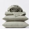 Coyuchi Home Goods Jersey Sheet Set - Laurel