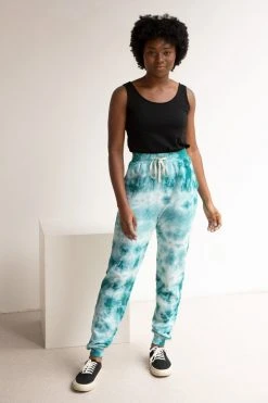 North Of West Julie Tie Dye Joggers - Atlantic 14 North Of West Julie Tie Dye Joggers - Atlantic