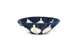 KAZI Medium Blue Night Round Basket