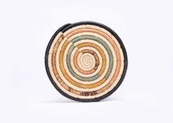 KAZI Best Sellers Peach + Banana Bark Striped Trivet